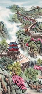 Chinese Great Wall Painting,40cm x 90cm,1085021-x