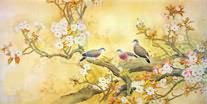 Chinese Cherry Blossom Paintings