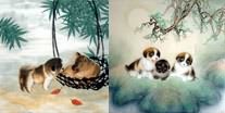 Chinese Dog Paintings
