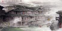 Chinese Village Countryside Paintings
