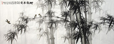 Chinese Bamboo Painting,70cm x 180cm,2314001-x