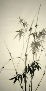 Chinese Bamboo Painting,50cm x 100cm,2326043-x