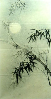 Chinese Bamboo Painting,66cm x 136cm,2326046-x
