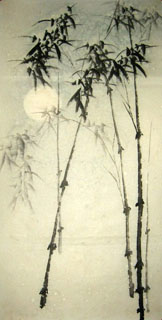 Chinese Bamboo Painting,66cm x 136cm,2326047-x