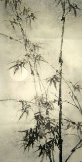 Chinese Bamboo Painting,66cm x 136cm,2326051-x