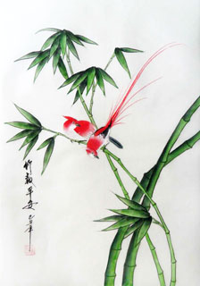 Chinese Bamboo Painting,30cm x 40cm,2336133-x
