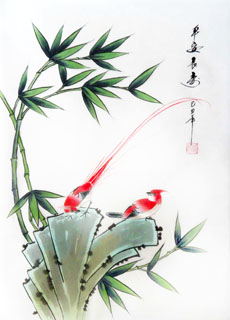 Chinese Bamboo Painting,30cm x 40cm,2336135-x