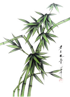 Chinese Bamboo Painting,30cm x 40cm,2336136-x