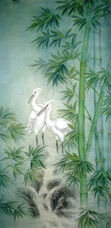 Chinese Bamboo Painting,50cm x 100cm,2358013-x