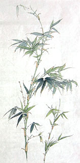 Chinese Bamboo Painting,50cm x 100cm,2574052-x