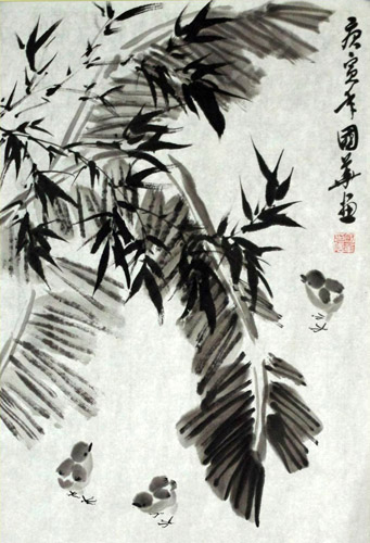 Bamboo,69cm x 46cm(27〃 x 18〃),2632001-z