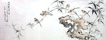Chinese Bamboo Painting,70cm x 180cm,dyc21099056-x