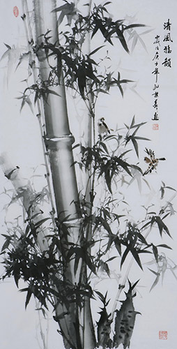 Bamboo,136cm x 68cm(54〃 x 27〃),kqy21183006-z