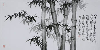 Chinese Bamboo Painting,136cm x 68cm,xm21184009-x