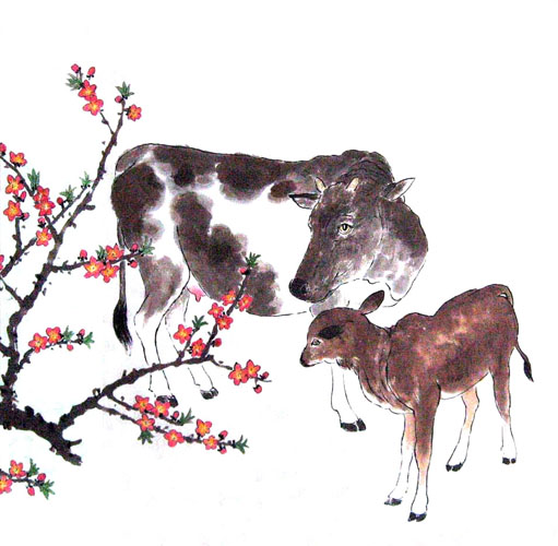 Cattle,50cm x 50cm(19〃 x 19〃),4449004-z