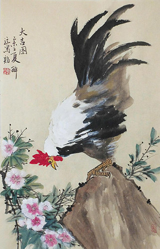 Chicken,45cm x 65cm(18〃 x 26〃),zy21191001-z