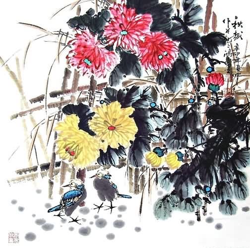 Chrysanthemum,69cm x 69cm(27〃 x 27〃),2432001-z