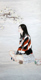 Chinese Contemporary Figures Painting,66cm x 136cm,3082027-x