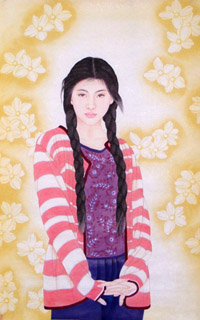Chinese Contemporary Figures Painting,66cm x 105cm,3506015-x