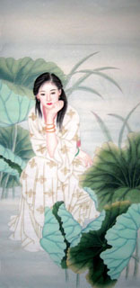 Chinese Contemporary Figures Painting,66cm x 136cm,3774006-x