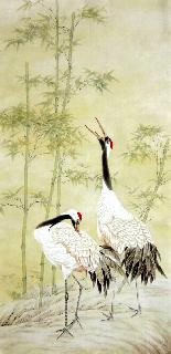 Chinese Crane Painting,66cm x 136cm,2319089-x