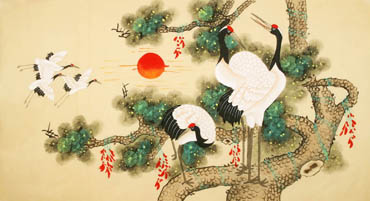 Chinese Crane Painting,92cm x 174cm,2340074-x