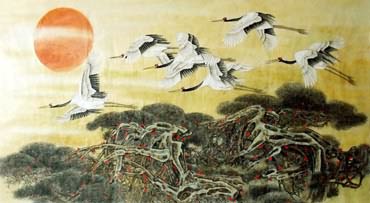 Chinese Crane Painting,92cm x 174cm,2352037-x