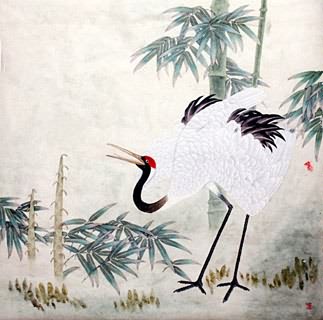 Chinese Crane Painting,66cm x 66cm,2389028-x