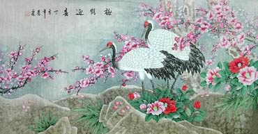 Chinese Crane Painting,66cm x 136cm,2703048-x