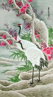 Chinese Crane Painting,54cm x 97cm,2703051-x