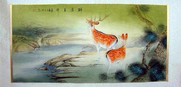 Deer,66cm x 130cm(26〃 x 51〃),4737043-z