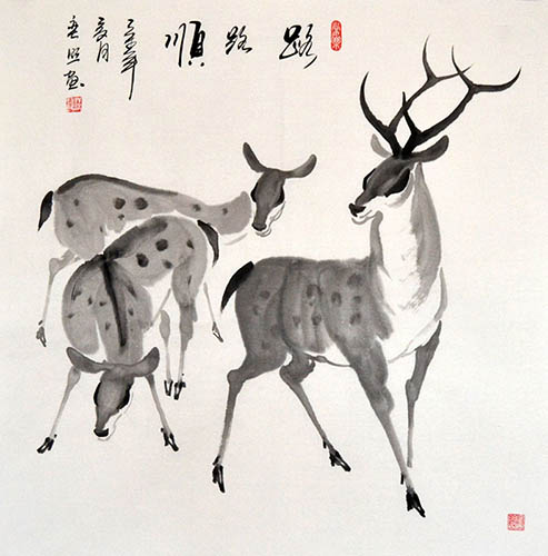 Deer,68cm x 68cm(27〃 x 27〃),sl41203002-z