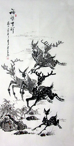 Deer,68cm x 136cm(27〃 x 54〃),wlc41206005-z
