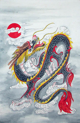 Dragon,43cm x 65cm(17〃 x 26〃),4732005-z