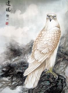 Chinese Eagle Painting,46cm x 69cm,4700045-x