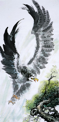 Eagle,68cm x 136cm(27〃 x 54〃),cyd41123001-z