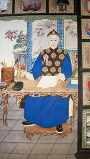 Chinese Emperor & Empress Painting,66cm x 120cm,3541024-x