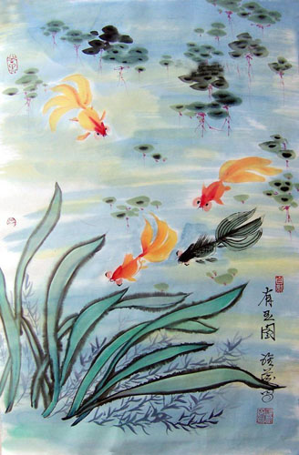 Goldfish,69cm x 46cm(27〃 x 18〃),2367026-z