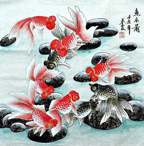 Goldfish,68cm x 68cm(27〃 x 27〃),2703094-z