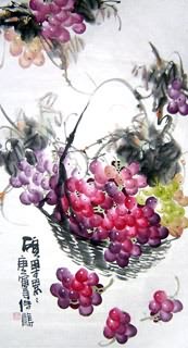 Chinese Grape Painting,50cm x 100cm,2469004-x