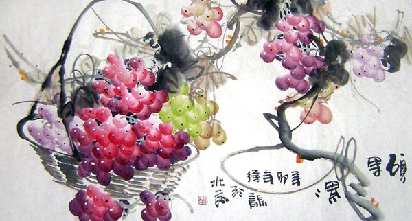 Grape,50cm x 100cm(19〃 x 39〃),2469005-z