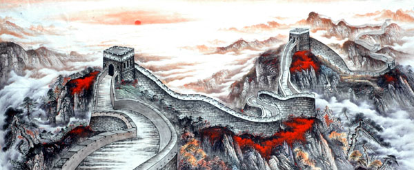 Great Wall,140cm x 360cm(55〃 x 142〃),1013009-z