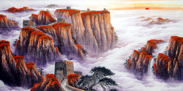 Great Wall,129cm x 248cm(50〃 x 97〃),1016013-z