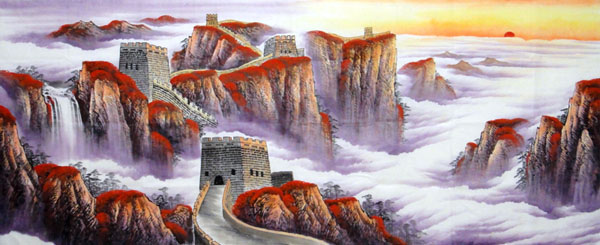 Great Wall,96cm x 240cm(38〃 x 94〃),1016014-z
