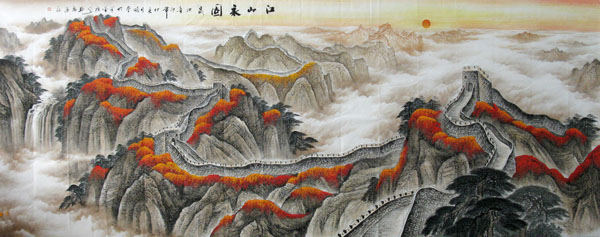 Great Wall,140cm x 360cm(55〃 x 142〃),1026005-z