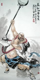 Chinese History & Folklore Painting,69cm x 138cm,3447034-x