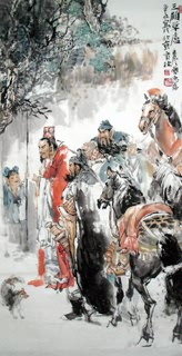 Chinese History & Folklore Painting,69cm x 138cm,3447065-x