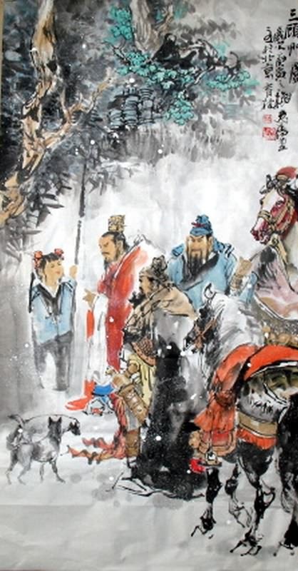 Chinese History & Folklore Painting 3447067, 69cm x 138cm(27〃 x 54〃)