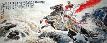 Chinese History & Folklore Painting,70cm x 180cm,3447069-x