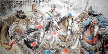 Chinese History & Folklore Painting,120cm x 240cm,3447072-x